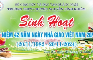 CHÀO MỪNG KỶ NIỆM 42 NĂM NGÀY NHÀ GIÁO VIỆT NAM (20/11/1982 - 20/11/2024)